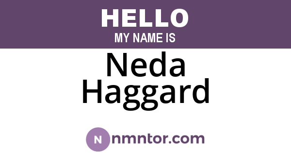 Neda Haggard