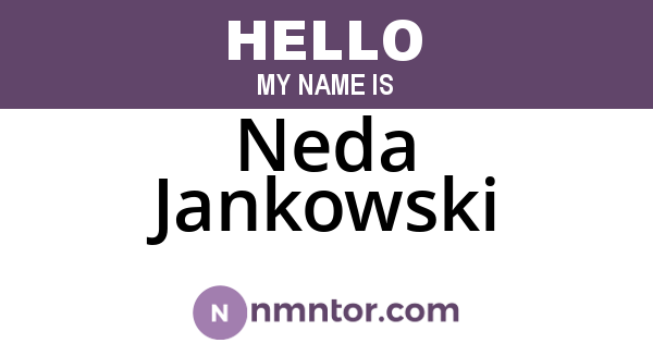 Neda Jankowski