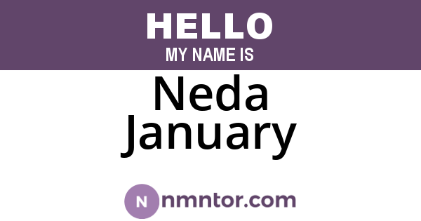 Neda January