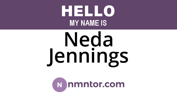 Neda Jennings