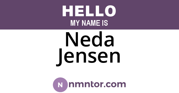 Neda Jensen