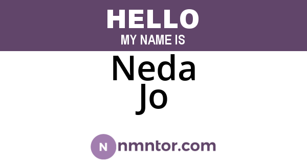 Neda Jo