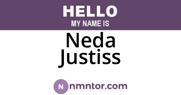Neda Justiss
