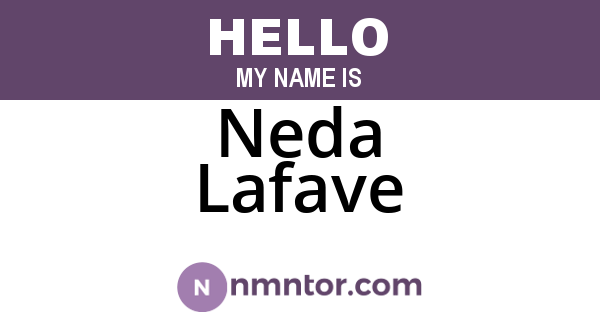 Neda Lafave