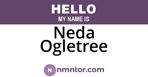 Neda Ogletree