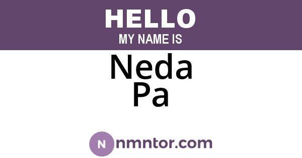 Neda Pa