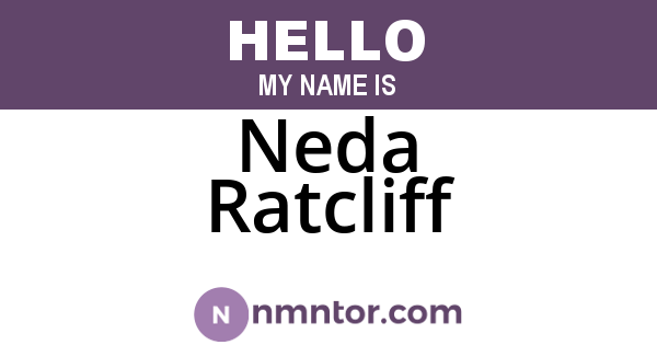Neda Ratcliff