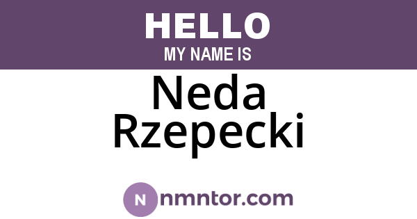 Neda Rzepecki