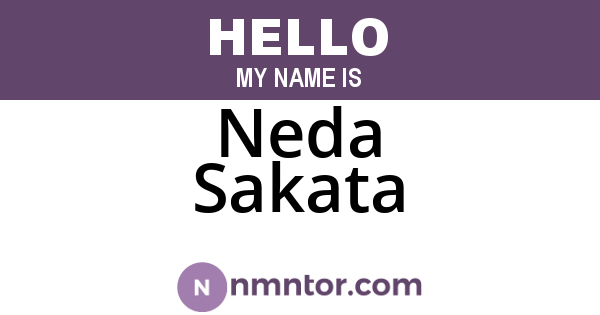 Neda Sakata