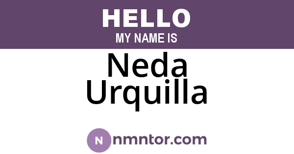 Neda Urquilla