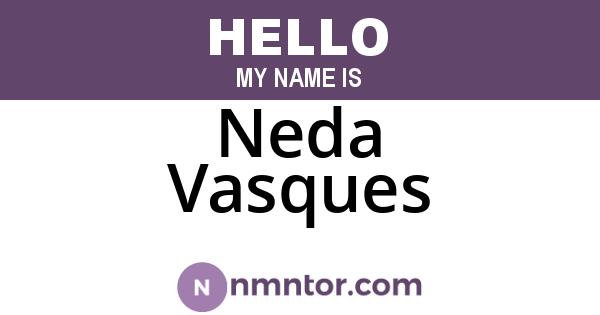 Neda Vasques