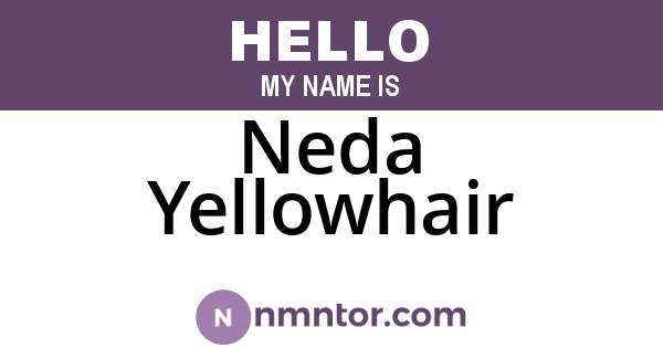 Neda Yellowhair