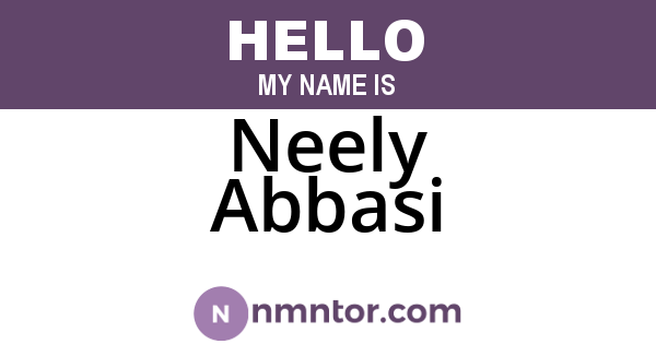 Neely Abbasi