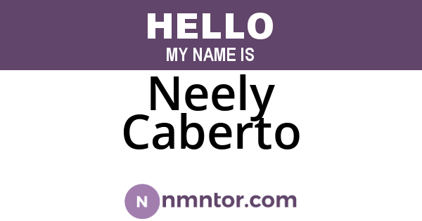 Neely Caberto