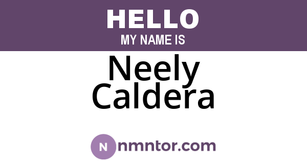 Neely Caldera