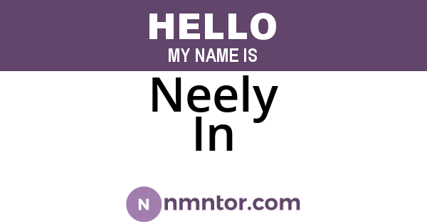 Neely In