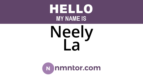 Neely La