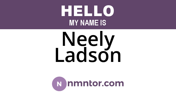 Neely Ladson