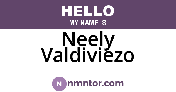 Neely Valdiviezo