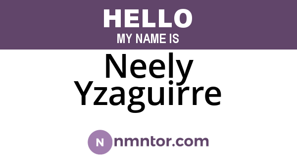 Neely Yzaguirre