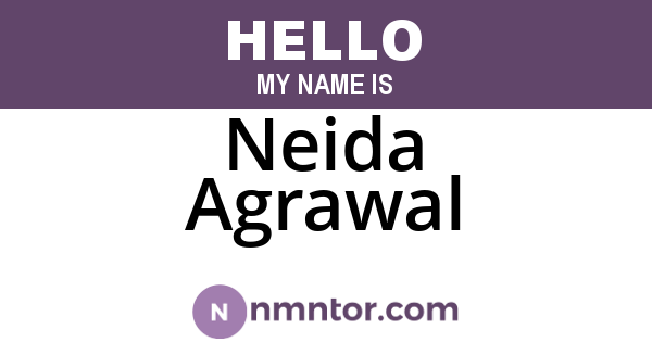 Neida Agrawal