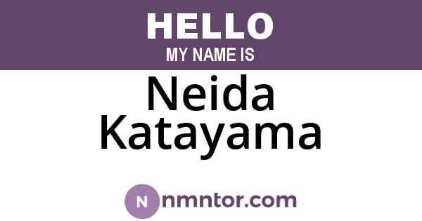 Neida Katayama