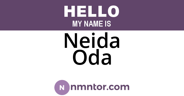 Neida Oda