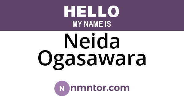 Neida Ogasawara