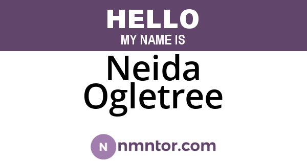 Neida Ogletree