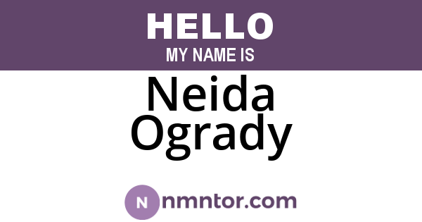 Neida Ogrady