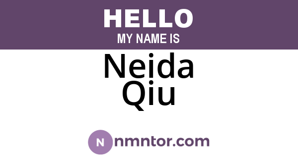 Neida Qiu