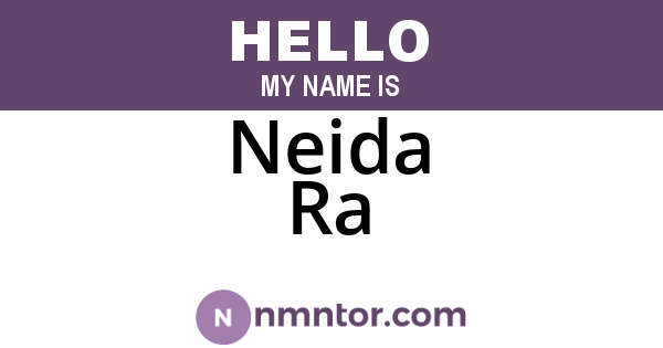 Neida Ra