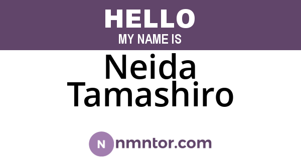 Neida Tamashiro