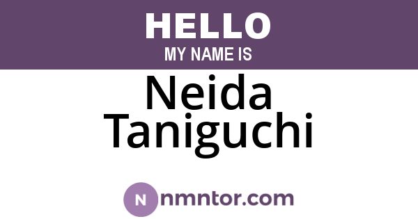 Neida Taniguchi