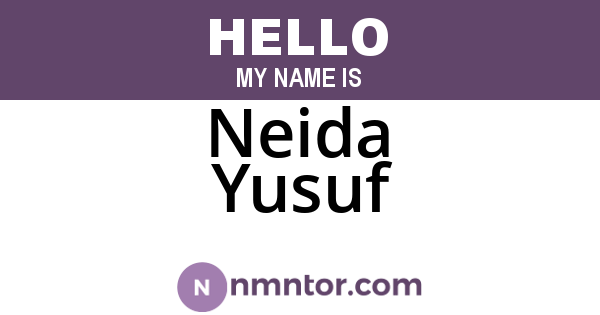 Neida Yusuf