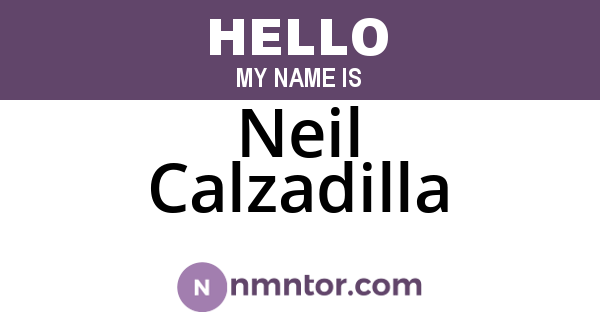 Neil Calzadilla