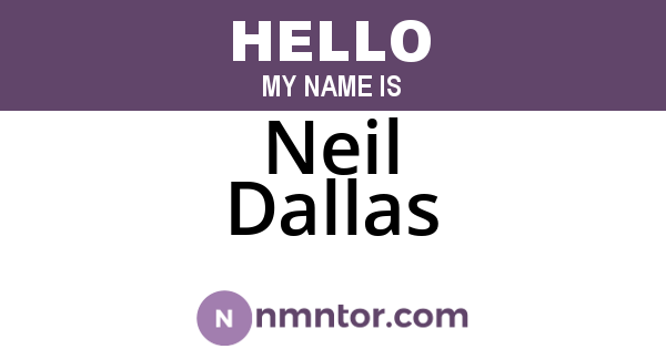 Neil Dallas