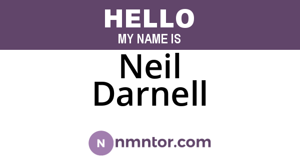 Neil Darnell