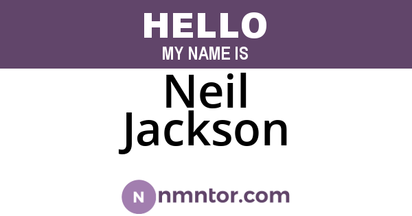 Neil Jackson