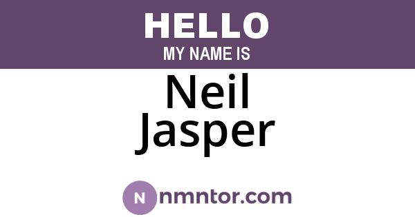 Neil Jasper