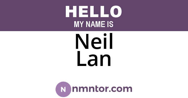 Neil Lan
