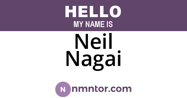 Neil Nagai