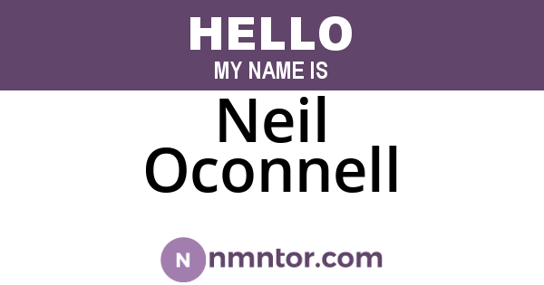 Neil Oconnell