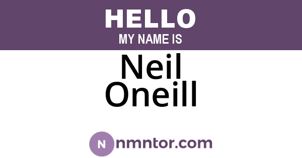 Neil Oneill