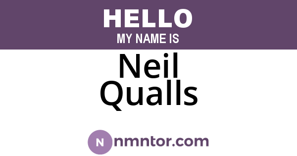 Neil Qualls