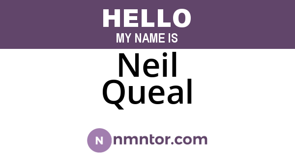 Neil Queal