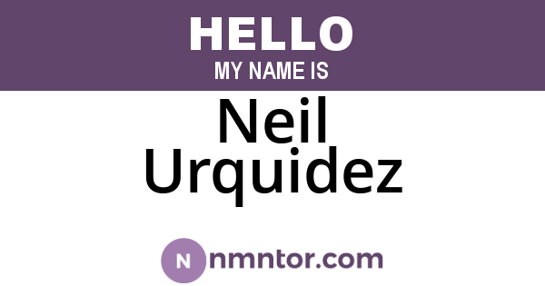 Neil Urquidez