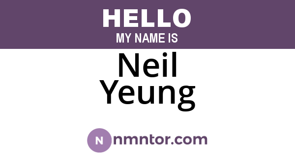 Neil Yeung