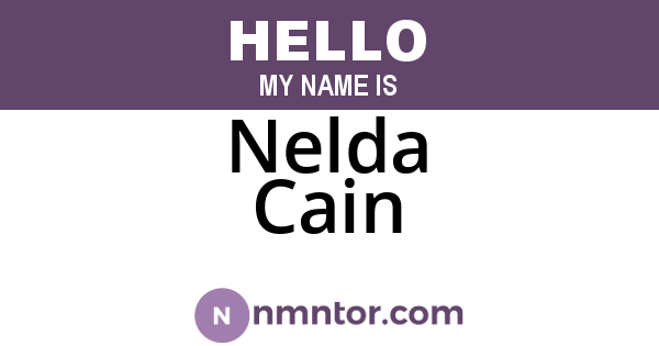 Nelda Cain