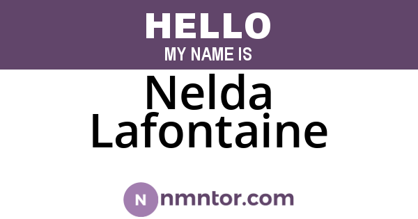 Nelda Lafontaine